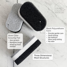 Load image into Gallery viewer, Modern Kitchen Dish Cleaning Sponge 6-Pack – Stylish &amp; Durable | SimplyCasa