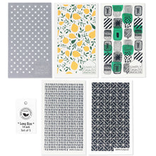 Load image into Gallery viewer, Long Swedish Dishcloths 5-Pack – Reusable &amp; Eco-Friendly Cleaning Cloths | SimplyCasa