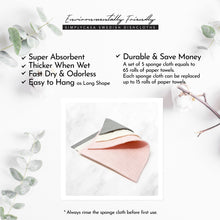 Load image into Gallery viewer, SIMPLYCASA Long Solid Color Swedish Dishcloths 5/Pack