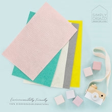 Load image into Gallery viewer, SIMPLYCASA Long Solid Color Swedish Dishcloths 5/Pack